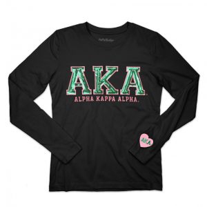 Black AKA Long Sleeve Tee