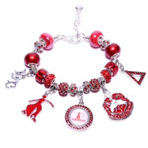Delta Pandora Charm Bracelet w/lobster claw
