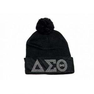 Black Beanie w/ Tassle DST hat